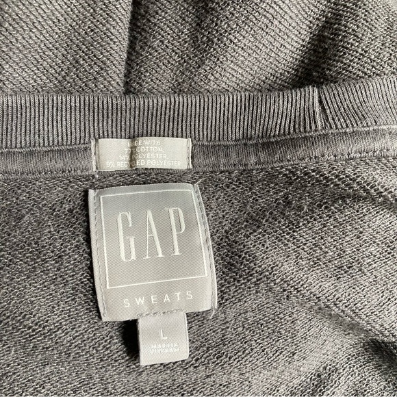 GAP  Dark Gray Long Sleeve Sweat Shirt Mens Large - Picture 8 of 16